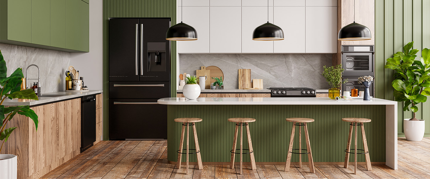 Cuisine rénovée moderne et design